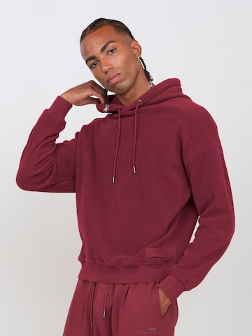 Sweat-shirt 'Pile con Cappuccio' OWN Off With Nature en rouge : devant