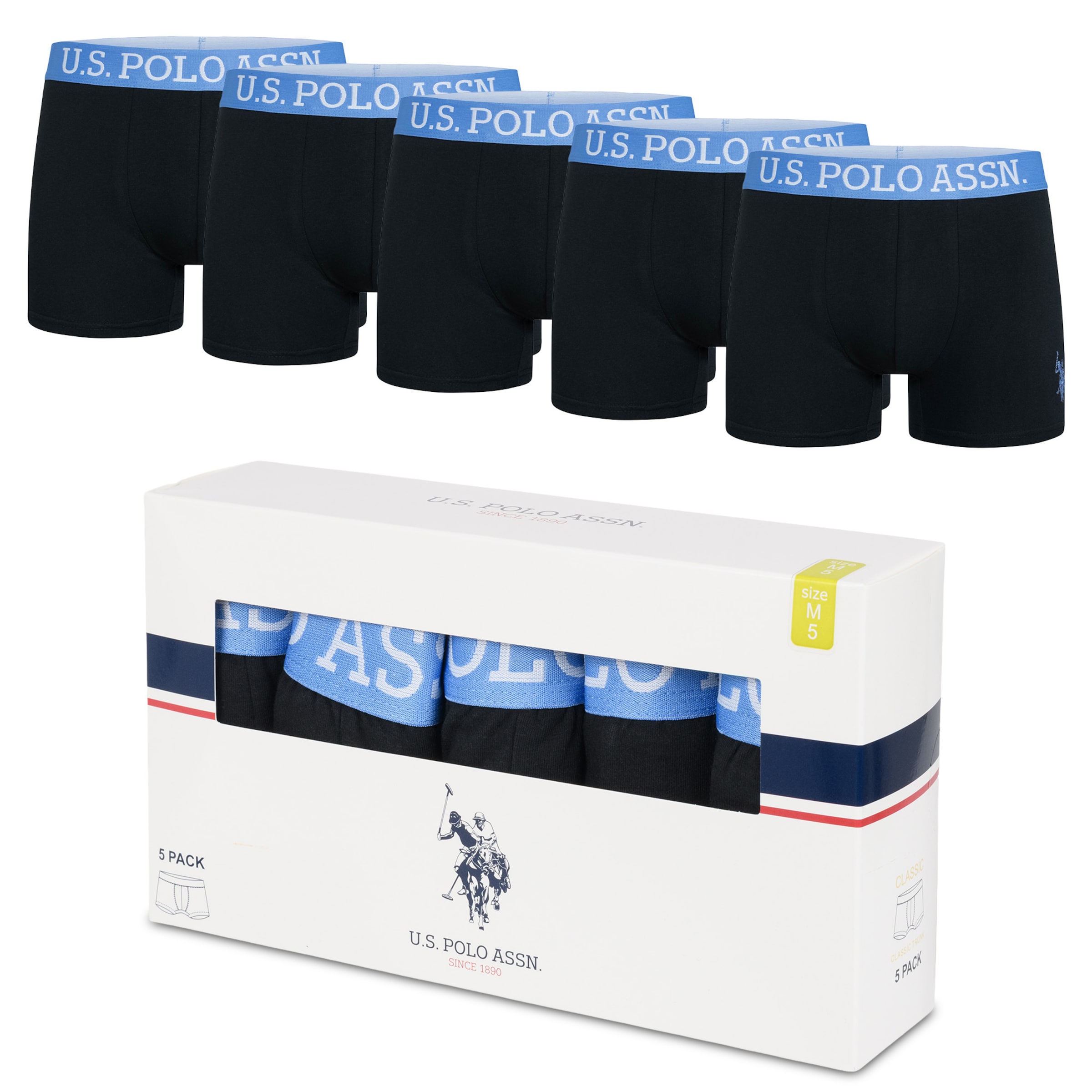 Boxers U.S. POLO ASSN. en noir