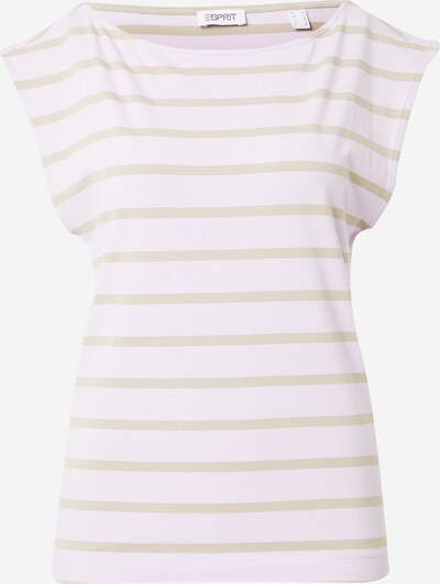 ESPRIT T-shirt i taupe / pastelllila, Produktvy