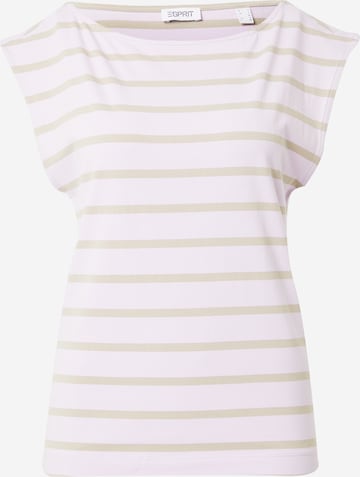 T-shirt ESPRIT en violet : devant