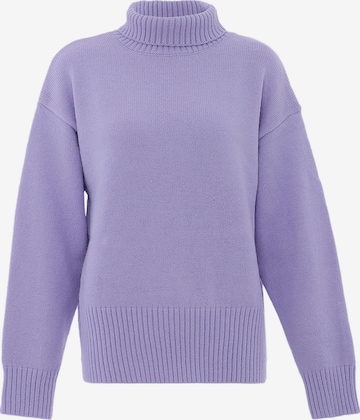 Pull-over aleva en violet : devant