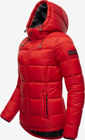 MARIKOO Winter Jacket 'Leandraa' in Red