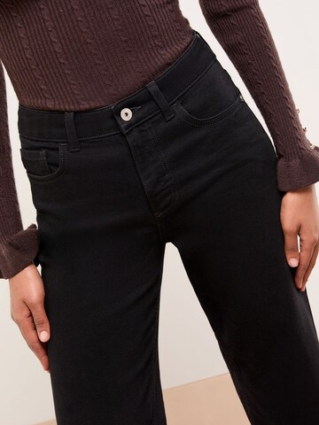 Lipsy Široký strih Džínsy - Čierna