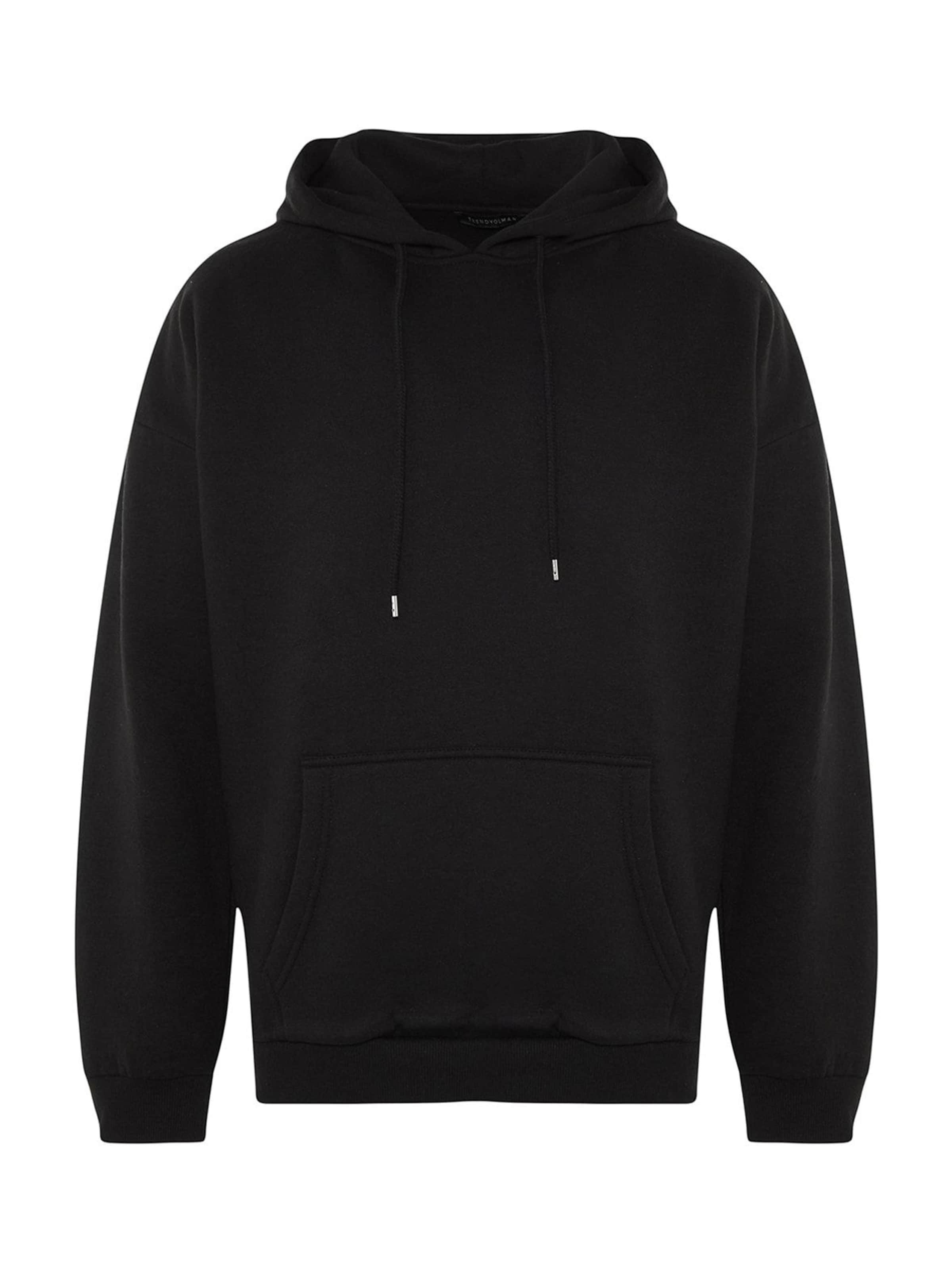 Trendyol Sweatshirt in Black ABOUT YOU