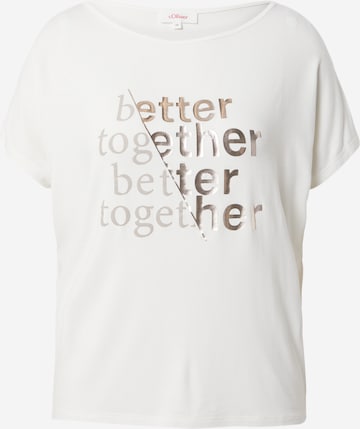 s.Oliver Shirt in White: front