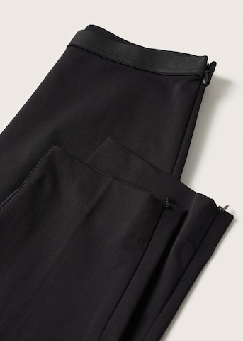 MANGO Skinny Spodnie 'Paola' w kolorze czarny
