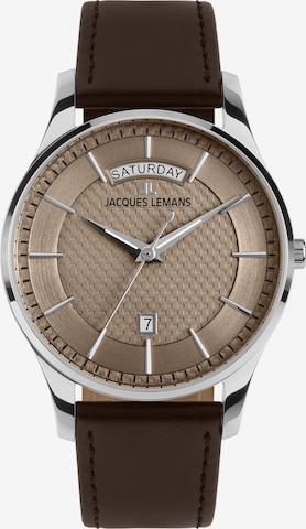 Jacques Lemans Analog watch in Brown: front