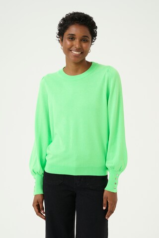Pullover 'KA Alizza' di Kaffe in verde: frontale