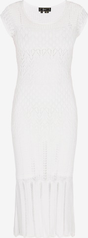 Robes en maille 'Fashion Look' faina en blanc : devant