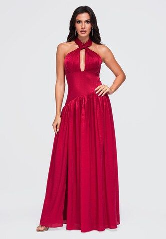 Ombre Avondjurk in Rood