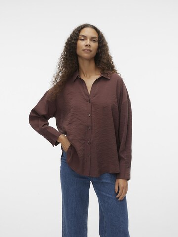 VERO MODA - Blusa 'Quenny' en marrón