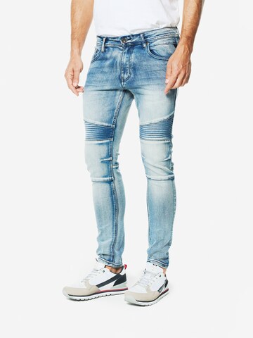 KOROSHI Slimfit Jeans i blå