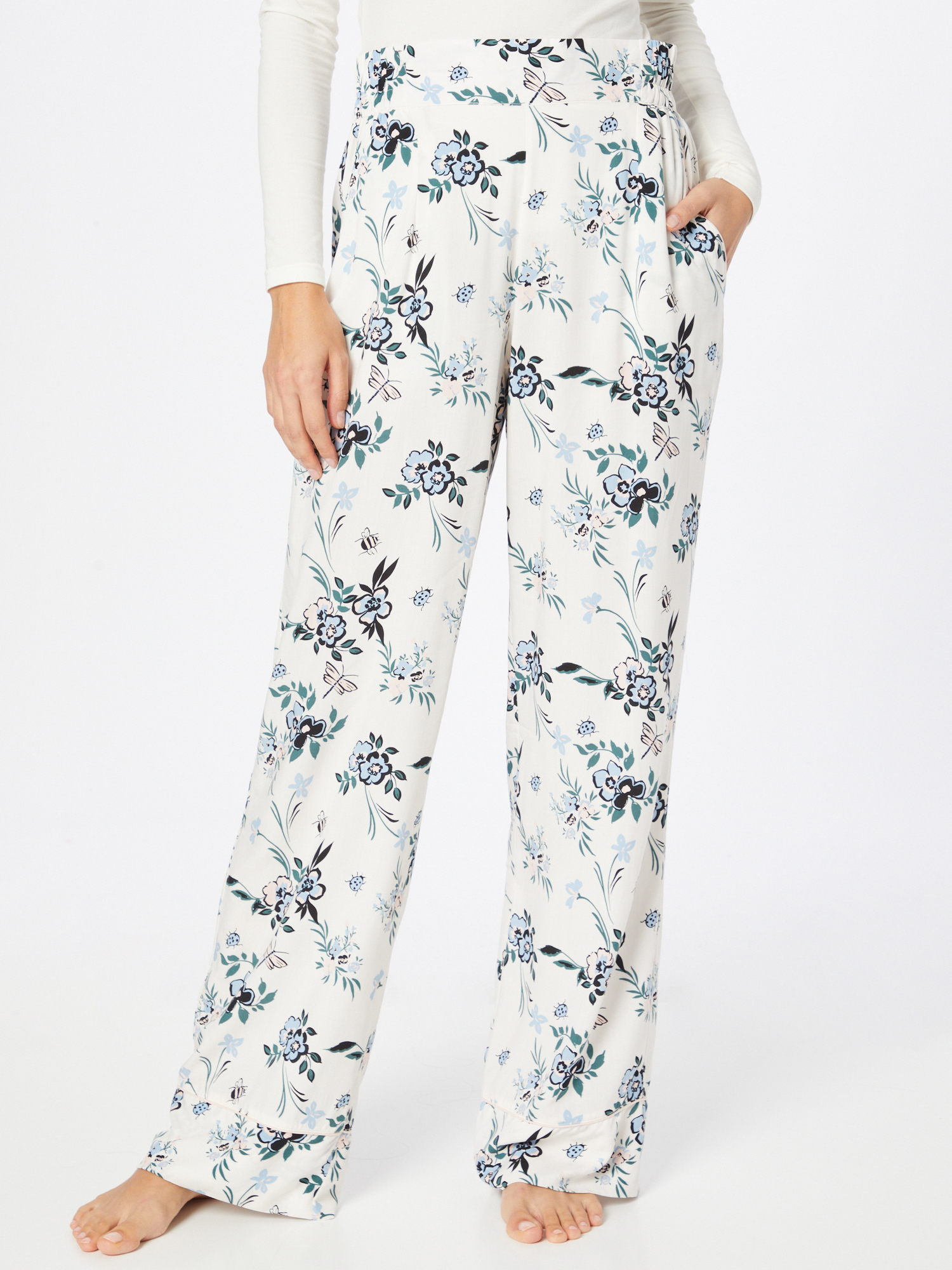 Abbigliamento Donna SCHIESSER Pantaloncini da pigiama in Bianco Naturale 