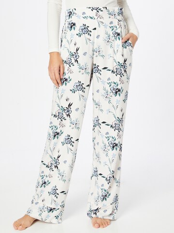 SCHIESSER Pajama Pants in White: front