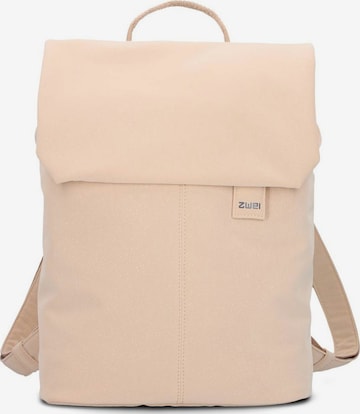 Zaino 'Mademoiselle' di ZWEI in beige: frontale