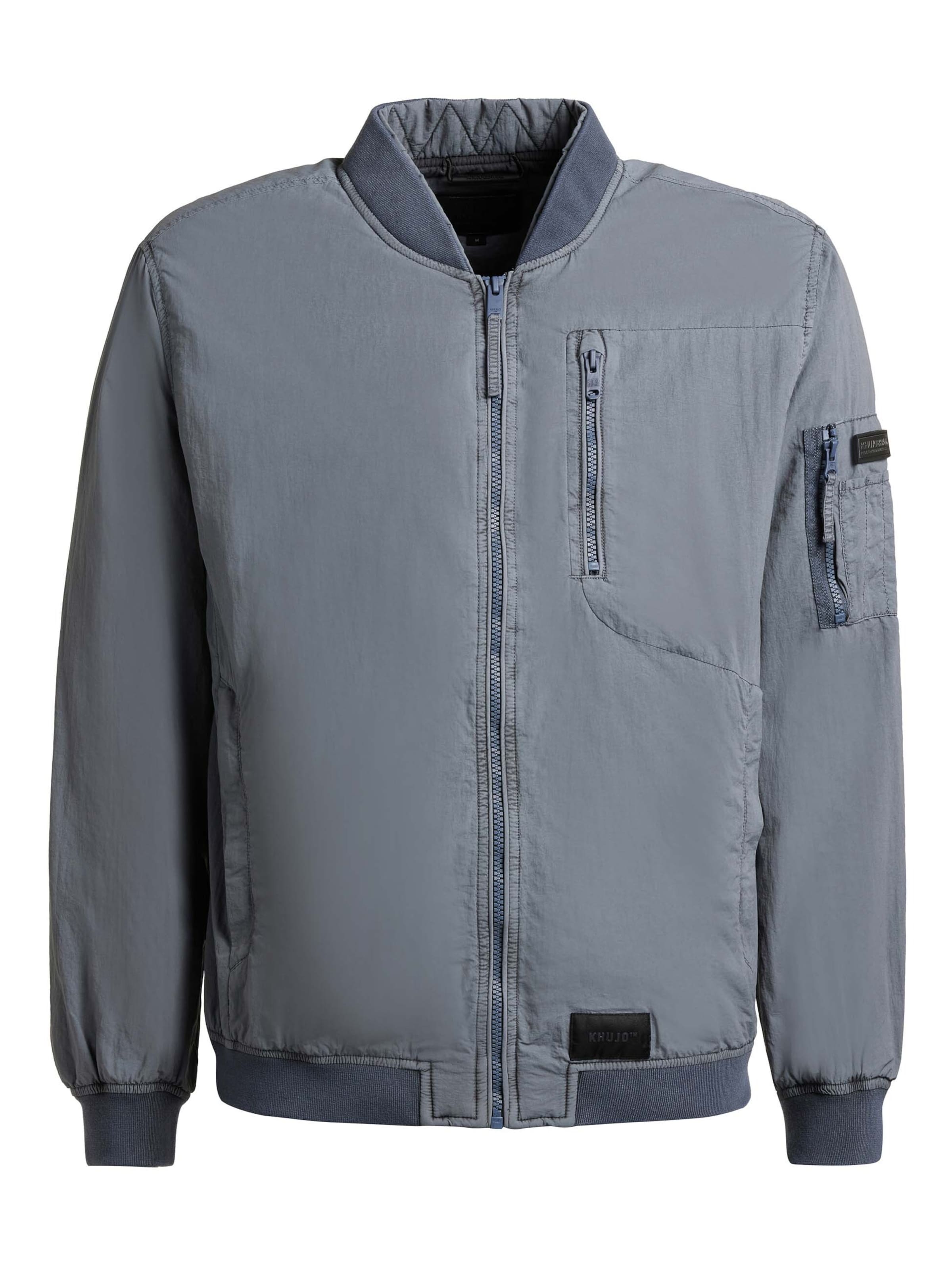 khujo Between-season jacket 'Ibe' in Blue: front