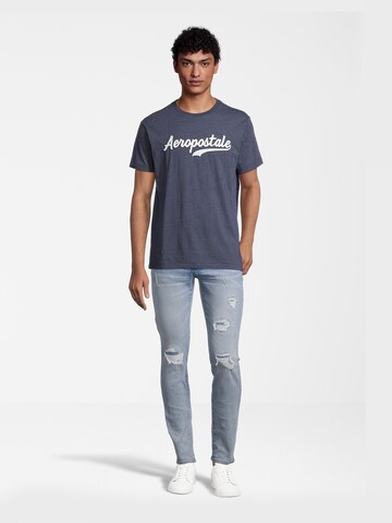 AÉROPOSTALE Skinny Jeans in Blau