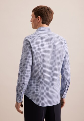 SEIDENSTICKER Slim fit Button Up Shirt in Blue