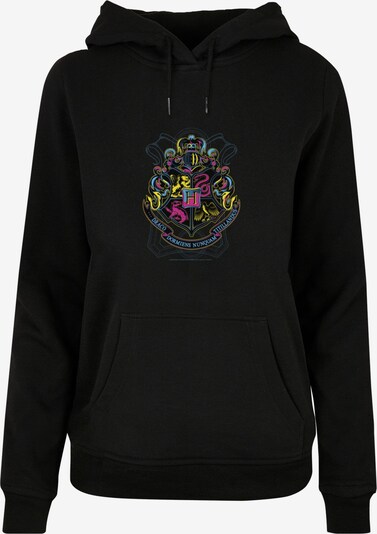 ABSOLUTE CULT Sweat-shirt 'Harry Potter  - Neon Hogwarts' en bleu / jaune / violet / noir, Vue avec produit