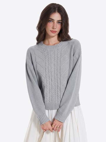 Imily Bela Pullover in Grau: Vorderseite