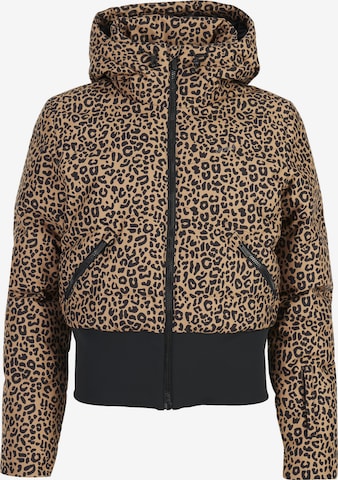 PROTEST Athletic Jacket 'PRTMICHA' in Brown: front