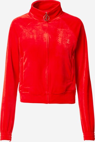 Juicy Couture White Label Sweatvest in Rood: voorkant