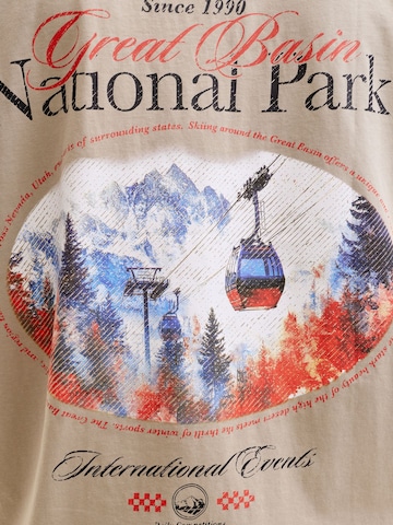 T-Shirt JACK & JONES en beige