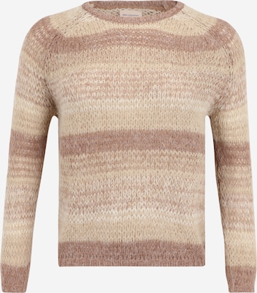 ONLY Carmakoma Pullover 'Maya' in Beige: front