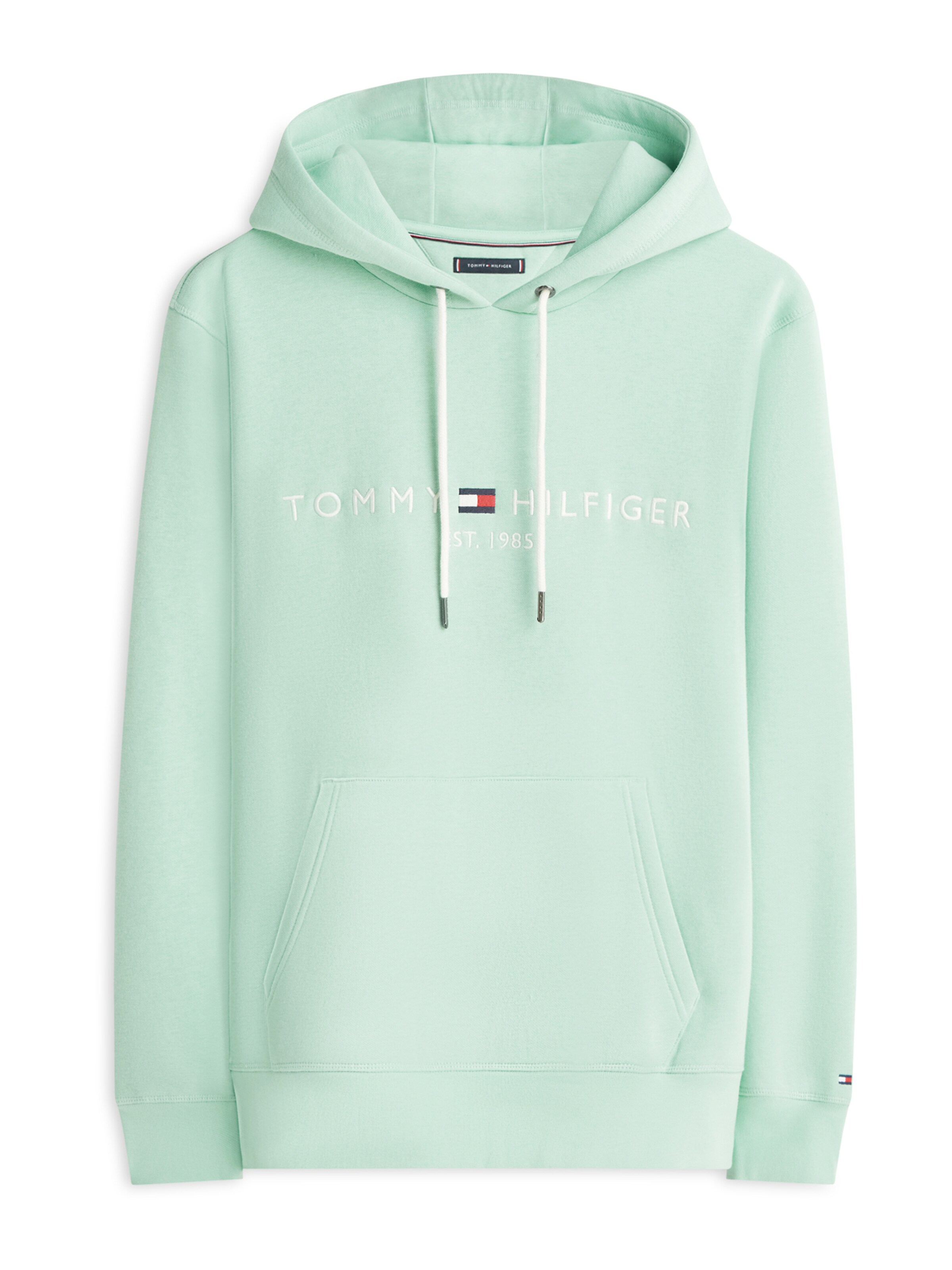 TOMMY HILFIGER Regular fit Tréning póló - zöld: elől