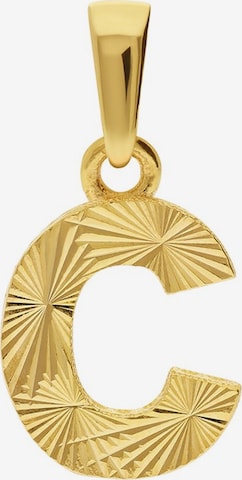 Lucardi Anhänger 'Klassisch' in Gold: Vorderseite