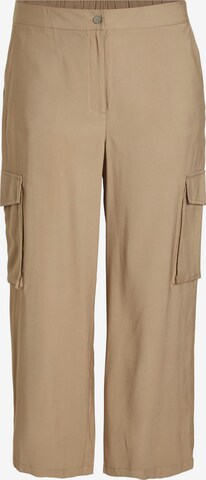 EVOKED Loosefit Cargobukser i beige: forside