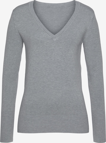 Pull-over VIVANCE en gris : devant