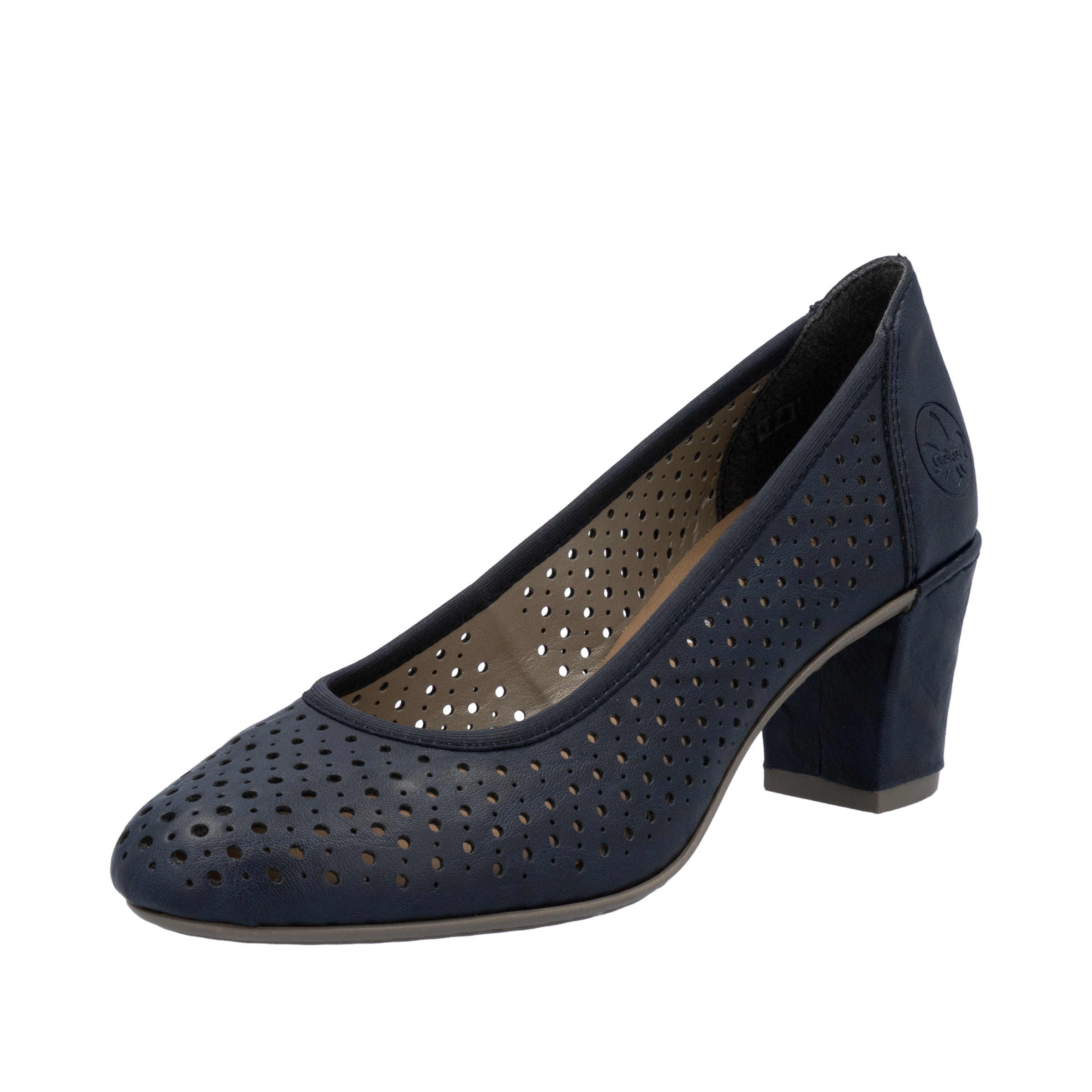 Rieker Pumps in Blue: front