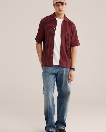 Fit confort Chemise WE Fashion en rouge