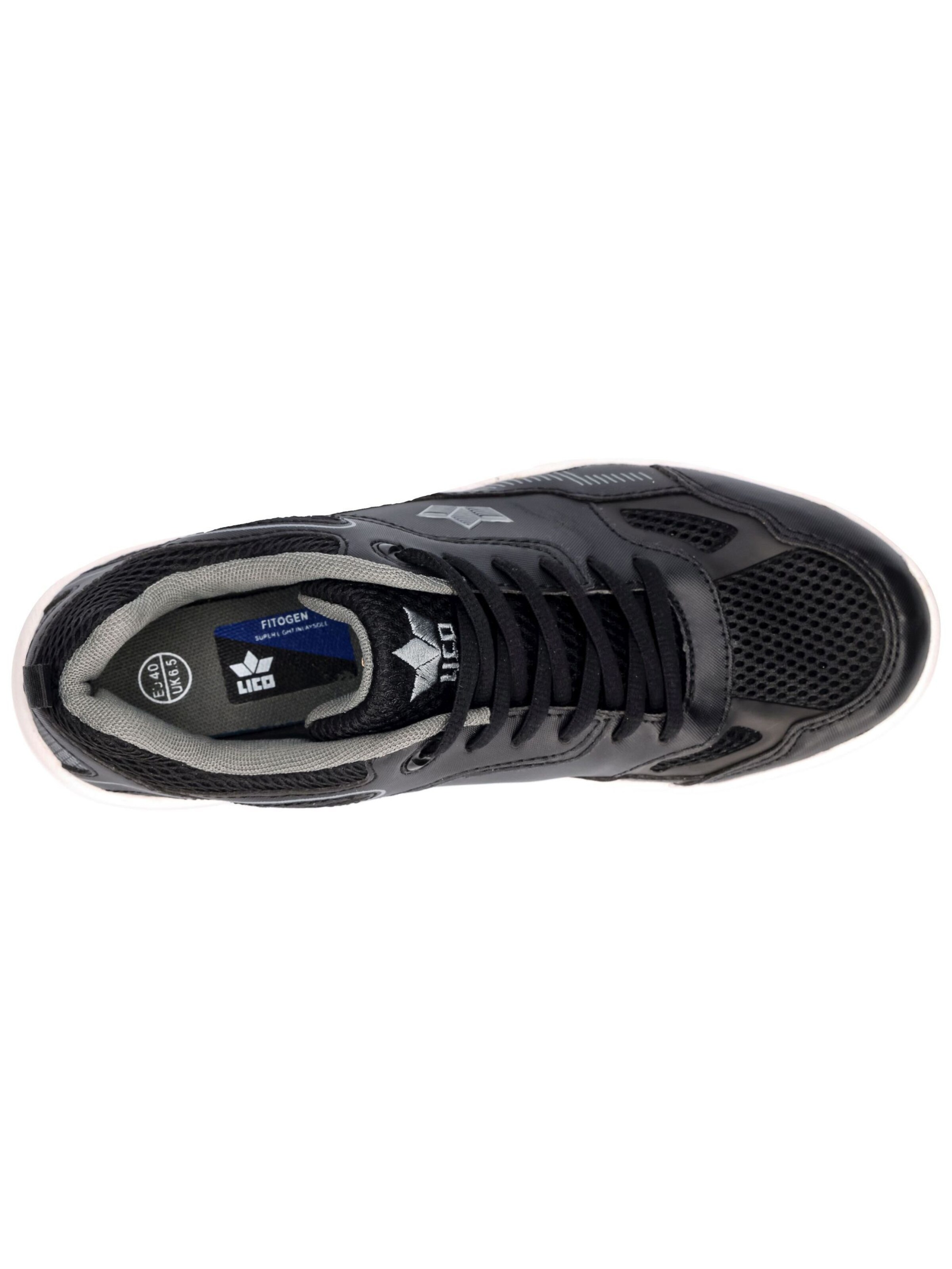 LICO Sportlicher Schnürschuh 'Sprint Indoor' in Schwarz