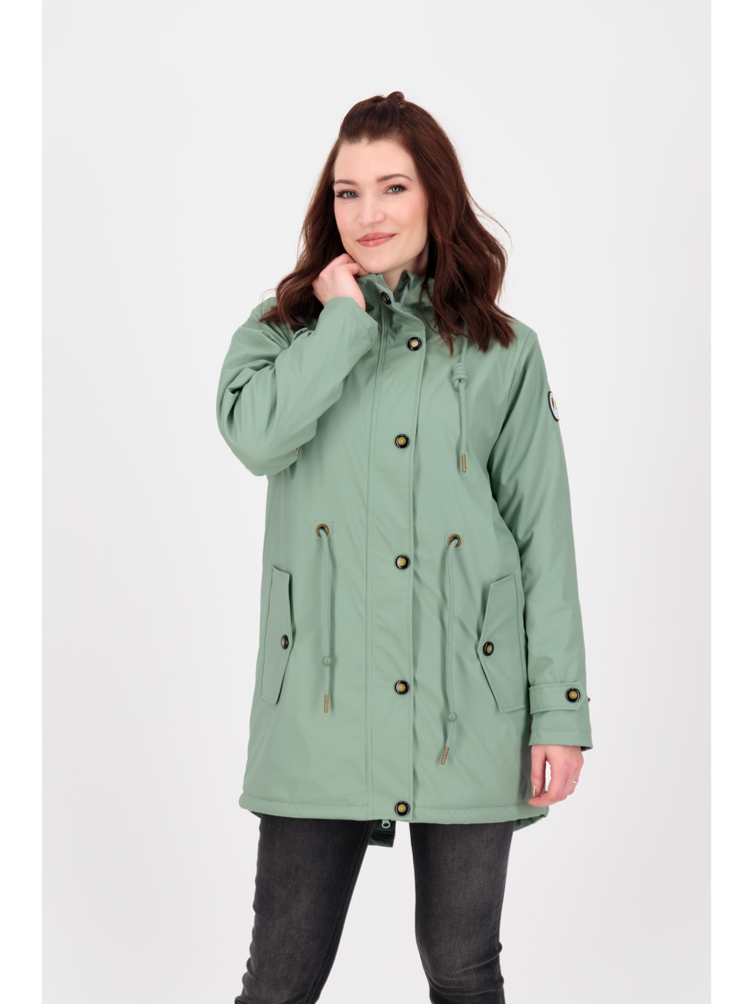 ankerglut Raincoat 'Friesennerz ankergluttraum WMN' in Grey: front
