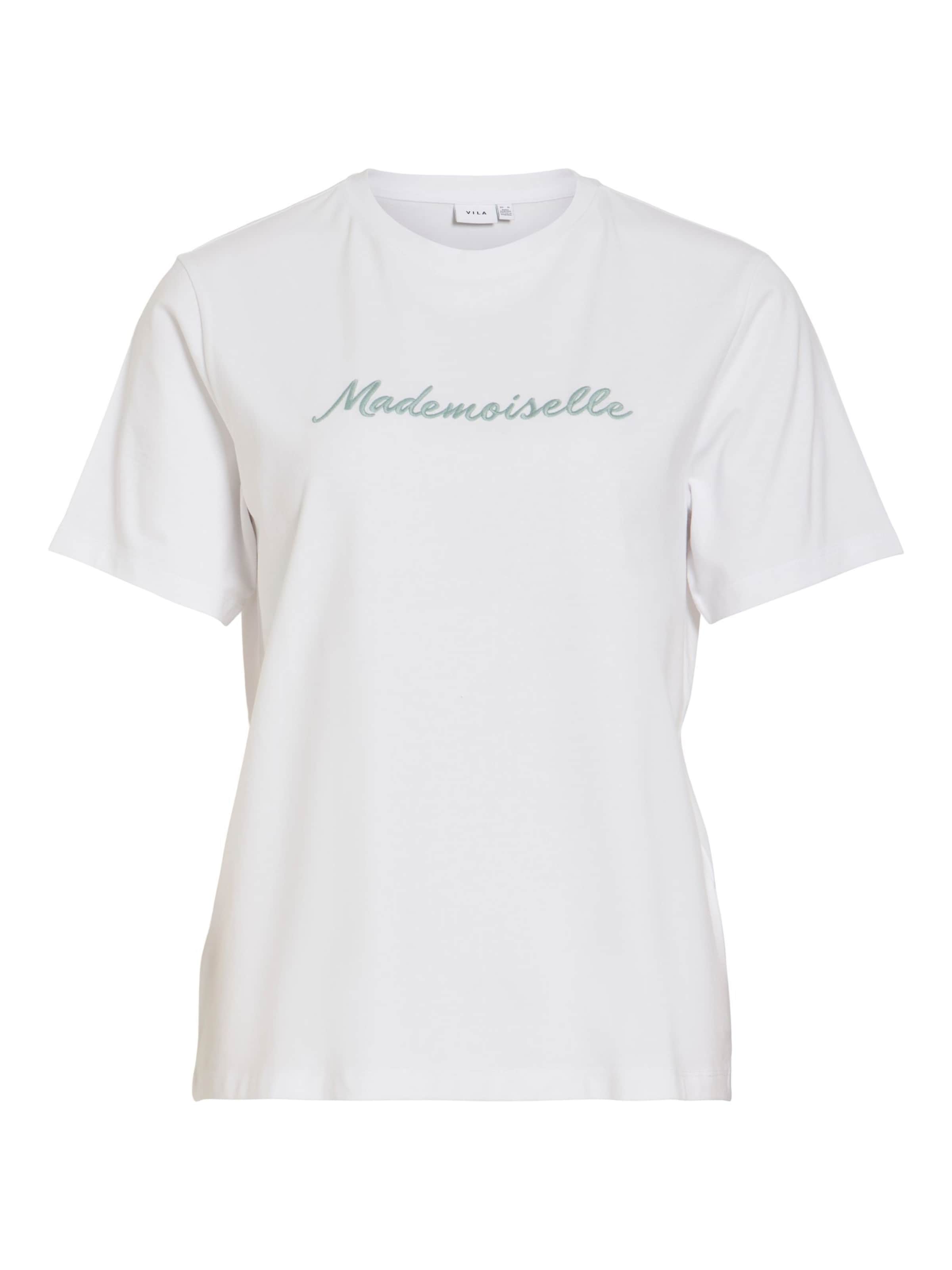 VILA Shirts ' VINORA' i M i oliven / hvid, Produktvisning