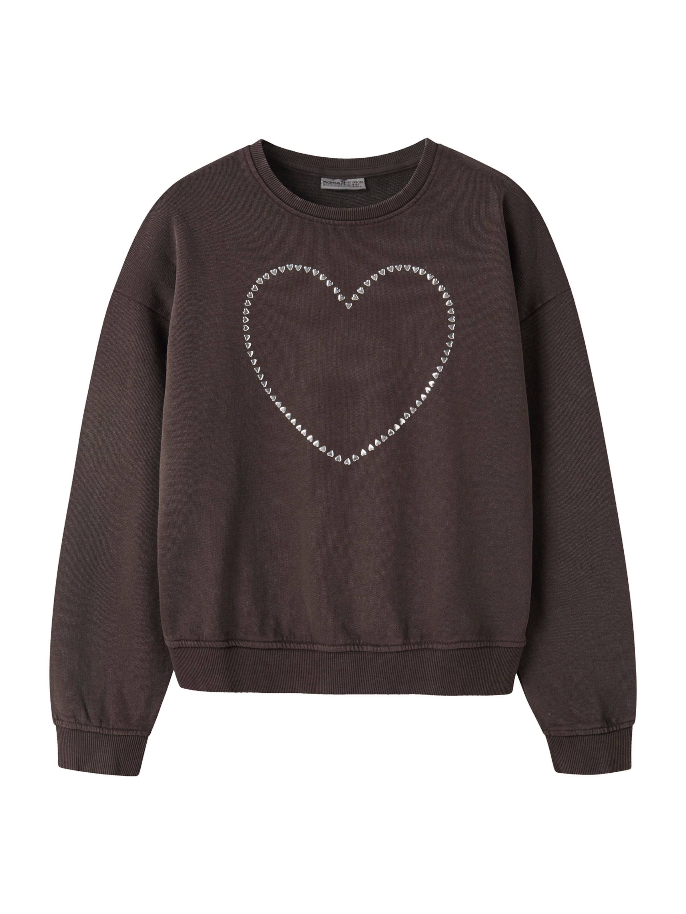 NAME IT - Sudadera 'NKFOSOLA' en marrón: frente