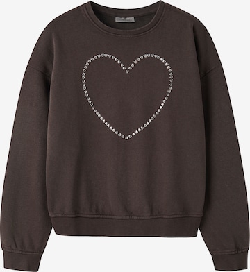 NAME IT - Sudadera 'NKFOSOLA' en marrón: frente
