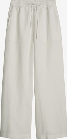 Marc O'Polo DENIM Wide Leg Hose in Weiß: Vorderseite
