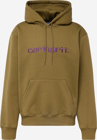 Carhartt WIP Mikina – zelená: přední strana