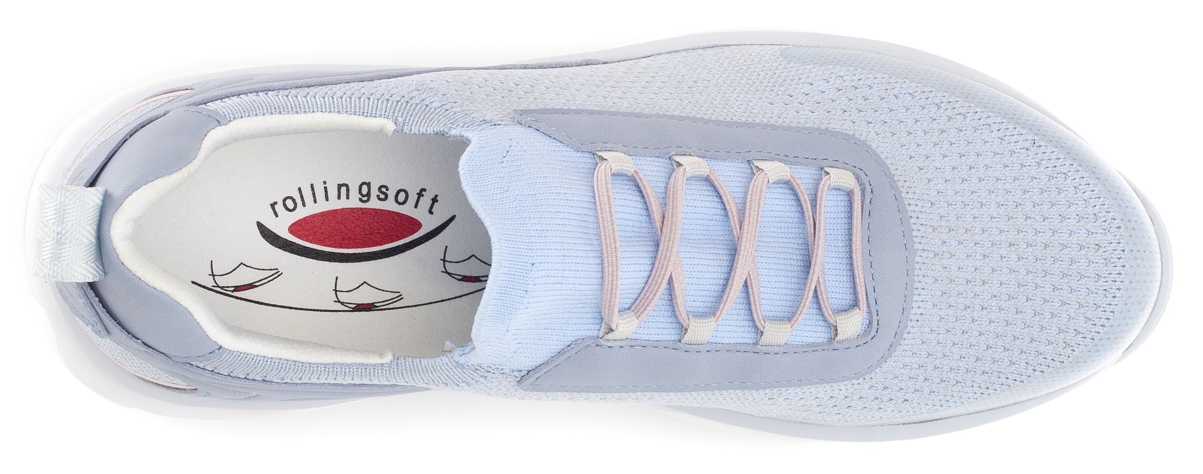 Gabor Rollingsoft Slip-Ons in Blue