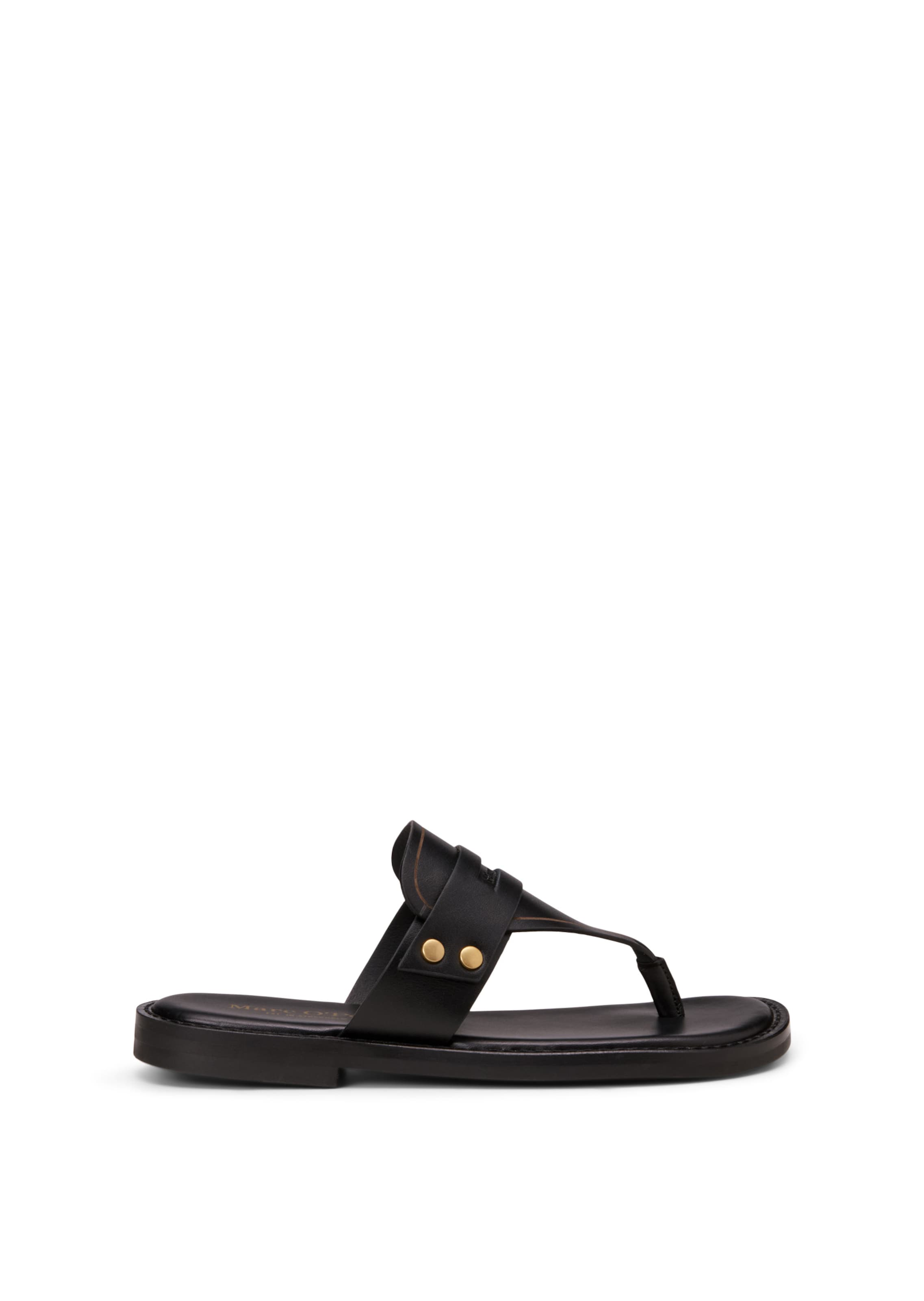 Marc O'Polo Teenslipper 'Stina' in Zwart