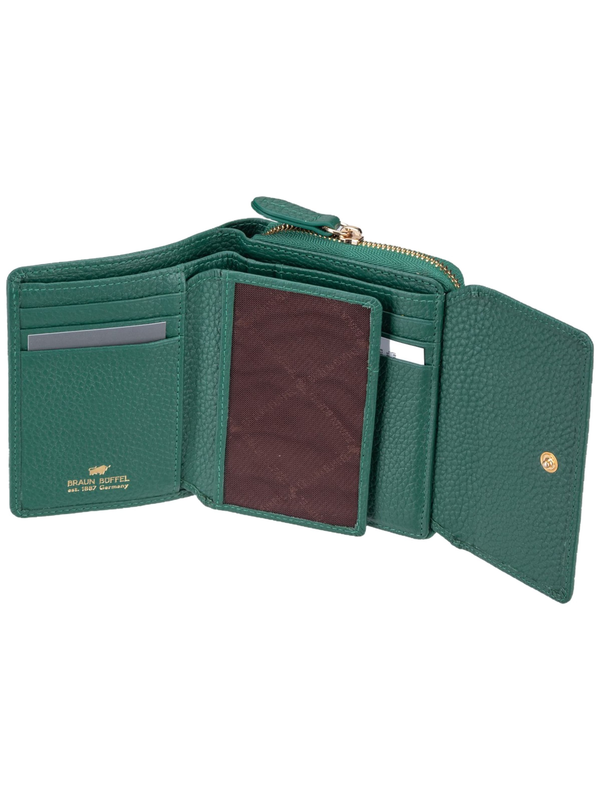 Braun Büffel Wallet ' Asti 50454 RV ' in Green