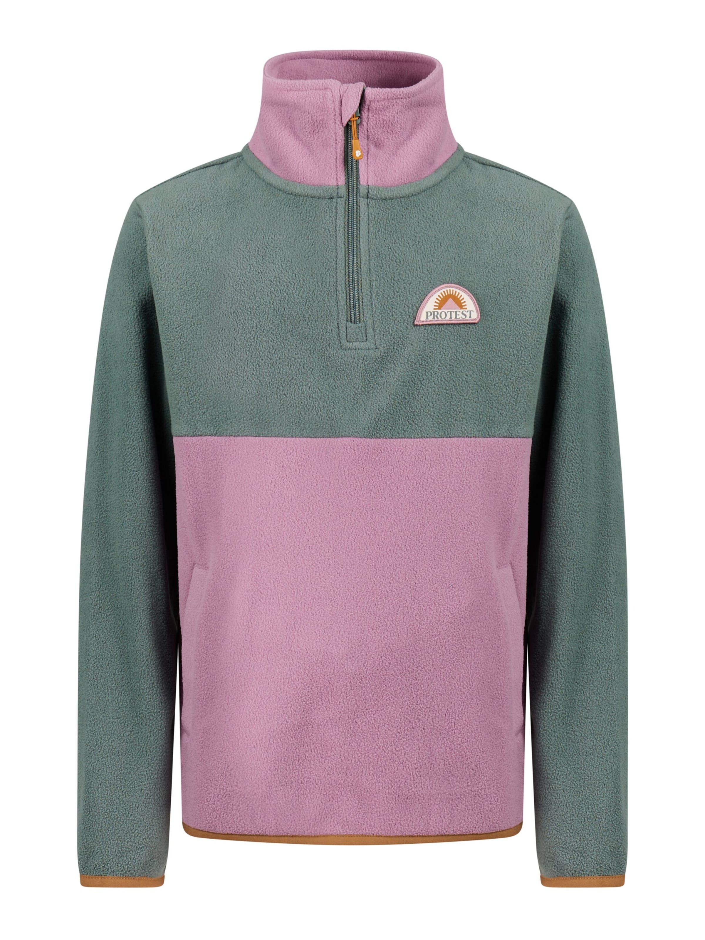 PROTEST Sportief sweatshirt 'PRTZiv JR' in Groen: voorkant