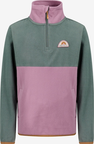 PROTEST Sportief sweatshirt 'PRTZiv JR' in Groen: voorkant