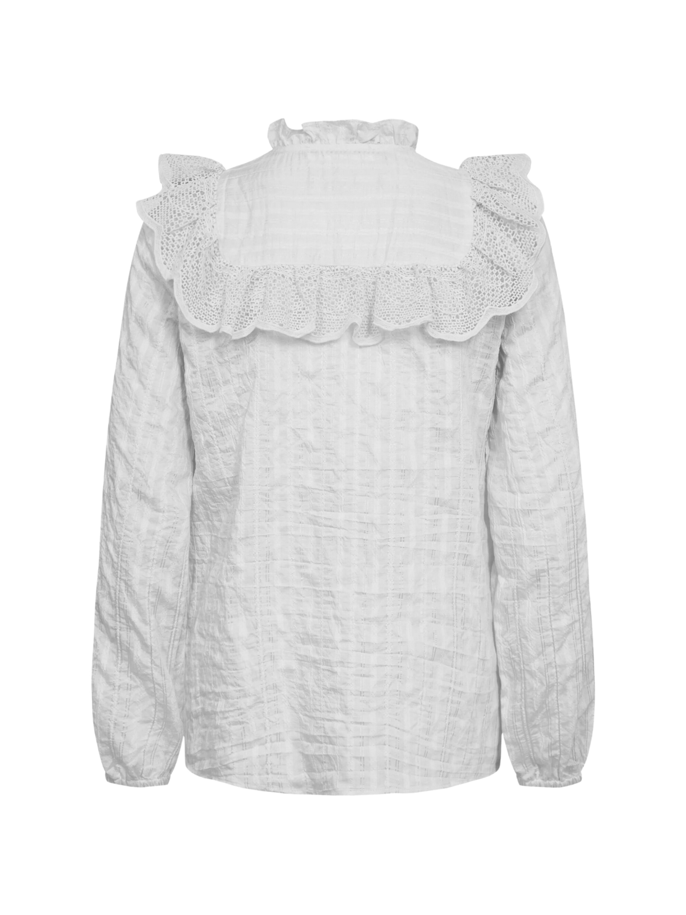 Chemisier 'Tune' co'couture en blanc