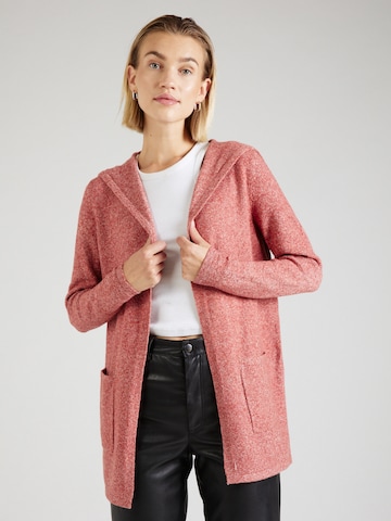 VERO MODA Knit Cardigan 'Doffy' in Red: front