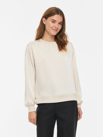 VILA Shirt 'LISO ' in Beige: voorkant