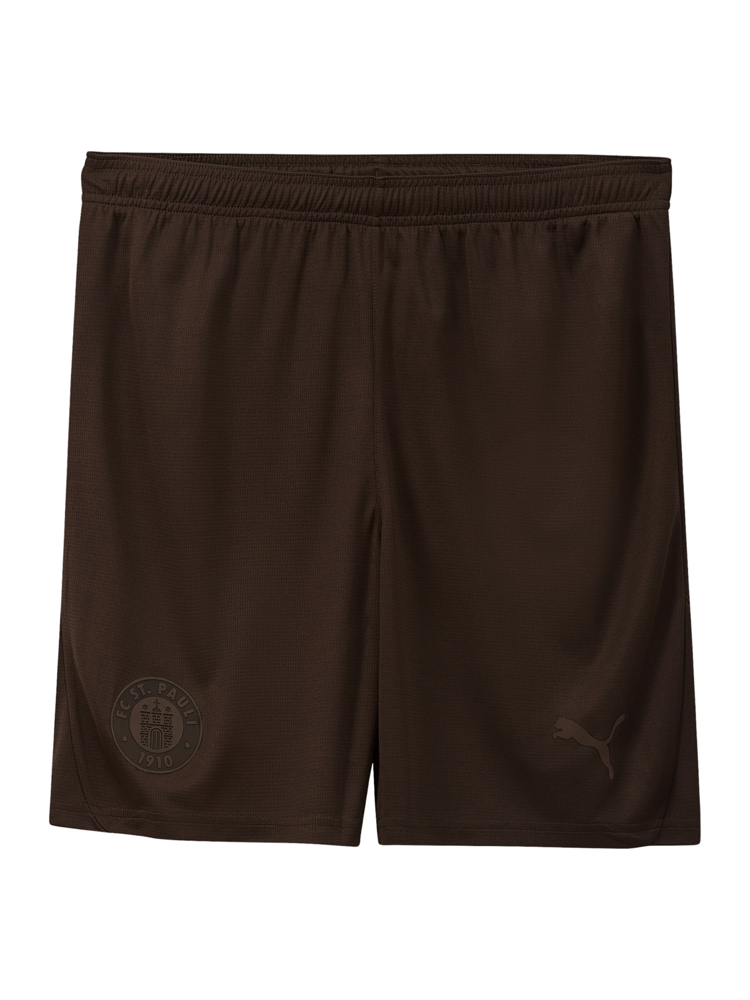 PUMA Regular Workout Pants in Brown: front